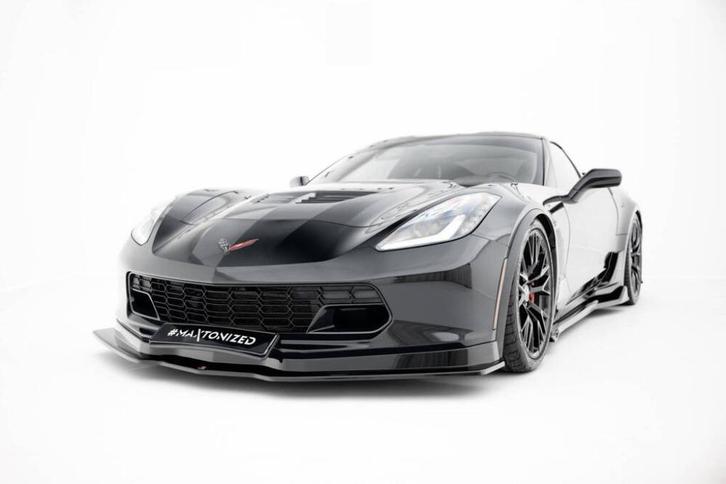 Voorlip sideskirt diffuser spoiler - Corvette C7 Z06 13-19, Auto diversen, Tuning en Styling, Ophalen of Verzenden