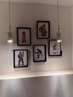 5 leuke fotolijstjes voor op het toilet., Ophalen of Verzenden, Zo goed als nieuw, Hout, Minder dan 50 cm