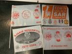 Ajax vlaggetjes europese wedstr 1994/2011+specials 45 stuks, Verzamelen, Sportartikelen en Voetbal, Ophalen of Verzenden, Zo goed als nieuw