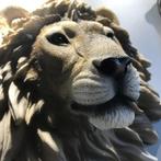 Kunst Leeuwen Kop Nep Leeuw Dieren Schedel Hoofd Jagen Jacht, Verzenden, Nieuw