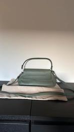 Leren tas Aileen, Smaak Amsterdam groen., Sieraden, Tassen en Uiterlijk, Tassen | Damestassen, Ophalen of Verzenden, Nieuw, Groen