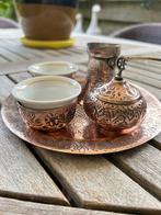 Roodkoper  koffiesetje, Ophalen