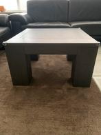 Vierkant eiken salontafel, bijzet tafel, Ophalen, Vierkant, 50 tot 100 cm, Zo goed als nieuw