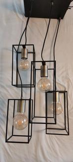 Moderne hanglamp Vani met 4 lampen, Ophalen of Verzenden, Zo goed als nieuw, Modern, Metaal