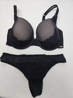 @ Zwarte lingerie set met kant details livera, Ophalen of Verzenden, Zwart, Setje