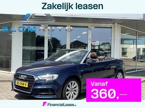 Audi A3 Cabriolet 1.4 TFSI Sport S-Line BRUIN SPORT LEDER, Auto's, Audi, Bedrijf, Lease, Financial lease, A3, ABS, Achteruitrijcamera