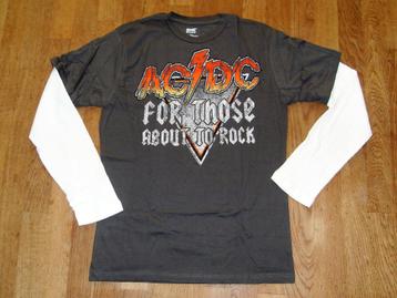 ACDC Long Sleeve Maat L AC/DC For Those About To Rock AC-DC beschikbaar voor biedingen