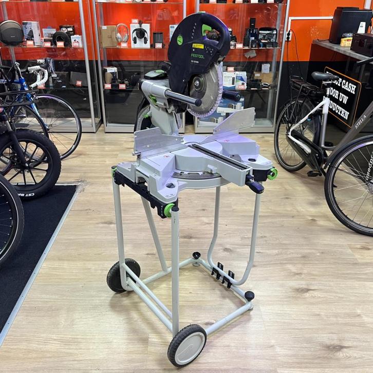 Festool Kapex KS 120 REB-Set-UG + onderstel + afkortaanslag, Doe-het-zelf en Verbouw, Gereedschap | Zaagmachines, Gebruikt