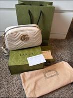 Gucci Small Marmont Camerabag Nieuw, Ophalen of Verzenden, Nieuw, Wit, Schoudertasje
