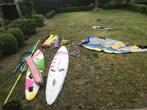 Surfplank inclusief zeilen en accesoires, Watersport en Boten, Windsurfen, Ophalen of Verzenden, Gebruikt, Complete set, Met vin(nen)