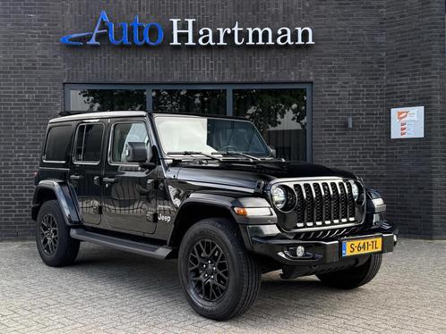 Jeep Wrangler Unlimited 4xe 380 Sahara Sky-one Cabrio|Stuurv, Auto's, Jeep, Bedrijf, Te koop, Wrangler, 4x4, ABS, Achteruitrijcamera