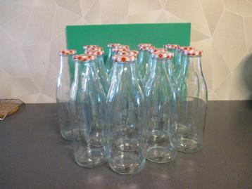 17 INMAAKFLESSEN VAN EEN LITER beschikbaar voor biedingen
