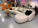 ACTIE Luxe Organische Loungebank Tessa 390x180cm NIEUW Uniek, Info@oosterbaanwonen.nl, Venus 31 8448CE Heerenveen, Hoekbank, Ophalen of Verzenden