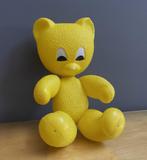 60 jaren gele kunststof BEER BUMMI met bewegende delen, Verzamelen, Beren en Cherished Teddies, Ophalen of Verzenden, Gebruikt