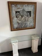 Schilderij met side table, Huis en Inrichting, Tafels | Statafels, Ophalen