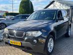 BMW X3 2.0I Benzine 2007 Zwart Trekhaak Youngtimer, Auto's, Stof, Zwart, 4 cilinders, 150 pk