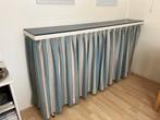 Opklapbed, Ophalen, 100 cm, Eenpersoons, Blauw