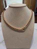 14k Gouden Dames Ketting Vossenstaart 45cm, Sieraden, Tassen en Uiterlijk, Kettingen, Goudpunt, Nieuw, Ophalen of Verzenden, Goudpunt