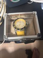 KYBOE! Horloge Geel/Zwart - Zeer Goede Staat, Overige merken, Kunststof, Polshorloge, Ophalen of Verzenden