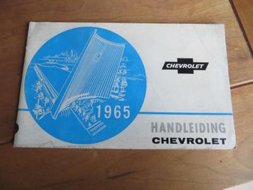 NL instructieboek Chevrolet Impala, Biscayne, Bel Air 1965 beschikbaar voor biedingen