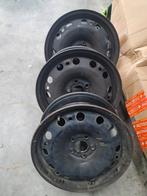 4x Stalen Velgen VW Polo 15 inch, Auto-onderdelen, Banden en Velgen, Ophalen, Gebruikt, 15 inch, Velg(en)