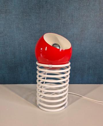 Vintage tafellamp - Space age spiraal - Jaren 70 beschikbaar voor biedingen