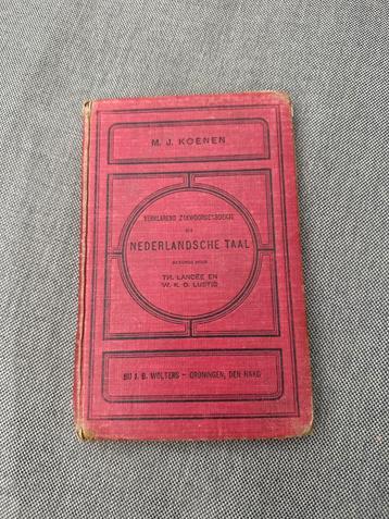 Verklarend Zakwoordenboek 1924 der Nederlandsche Taal beschikbaar voor biedingen