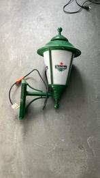 Heineken buiten lamp, Verzamelen, Biermerken, Ophalen of Verzenden, Zo goed als nieuw, Reclamebord, Plaat of Schild, Heineken