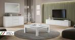 SALE-Woonkamer set 4 Forever Chrome hoogglans Wit-zwart, Huis en Inrichting, Complete inboedels, Ophalen of Verzenden