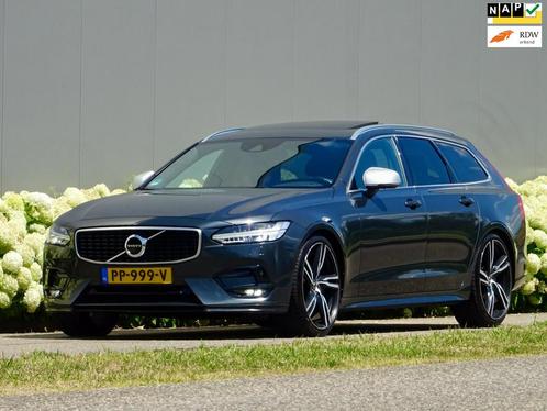 Volvo V90 2.0 D4 190pk R-Design Polestar+ NL / Alle Opties!, Auto's, Volvo, Bedrijf, Te koop, V90, 360° camera, ABS, Achteruitrijcamera