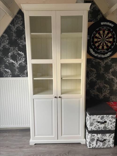 Mooie Liatorp boekenkast/buffetkast, Huis en Inrichting, Kasten | Boekenkasten, Gebruikt, 50 tot 100 cm, 200 cm of meer, 25 tot 50 cm