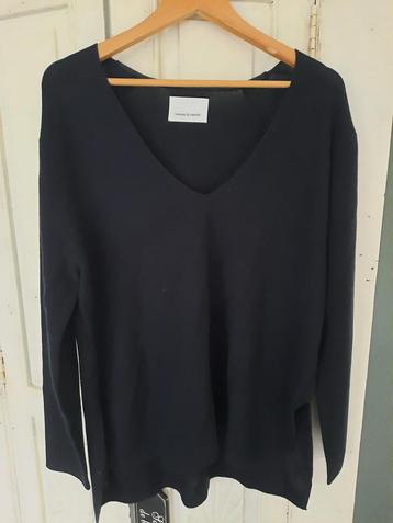 Nieuwe Samsoe Samsoe trui - Maat L - Donkerblauw beschikbaar voor biedingen