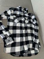 H&m 158 blouse overhemd zwart wit houthakkersblouse, Verzenden, Zo goed als nieuw, Jongen, Overhemd of Blouse