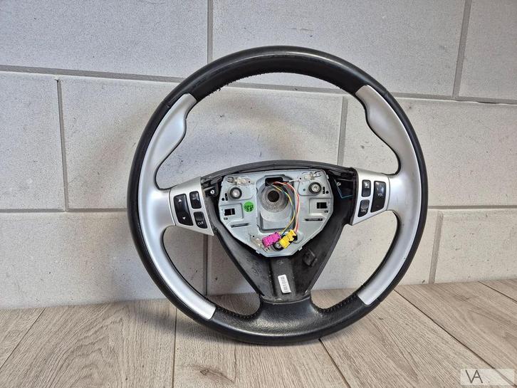 Saab 9-5 2005 - 2010 facelift GRIFFIN stuur met inleg €100, Auto-onderdelen, Besturing, Saab, Gebruikt, Ophalen of Verzenden