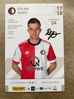 Feyenoord spelerskaart Vente met handtekening, Ophalen of Verzenden, Zo goed als nieuw, Feyenoord, Spelerskaart