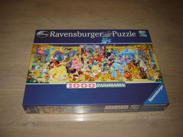 Puzzel Ravensburger PANORAMA DISNEY GROEPSFOTO NIEUW ! beschikbaar voor biedingen