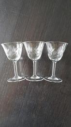 3 MOOIE BORRELGLAASJES, Ophalen of Verzenden, Zo goed als nieuw, Borrel- of Shotglas