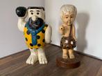 The Flintstones 2 houten beelden, Antiek en Kunst, Ophalen of Verzenden