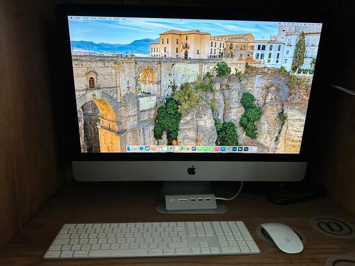 iMac 27inc 5k Retina(2017), Computers en Software, Apple Desktops, Zo goed als nieuw, iMac, SSD, 3 tot 4 Ghz, 64 GB of meer, Ophalen