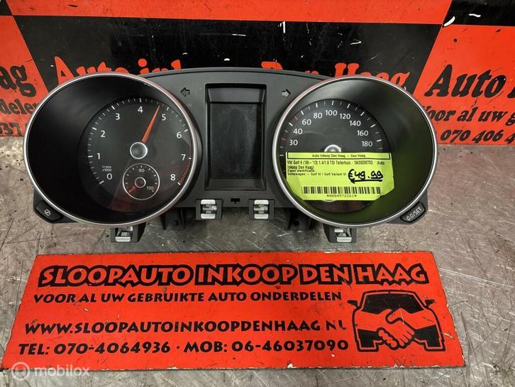 VW Golf 6 ('08-'13) 1.4/1.8 TSI Tellerhuis | 5K0920870D |, Auto-onderdelen, Dashboard en Schakelaars, Volkswagen, Gebruikt, Ophalen of Verzenden