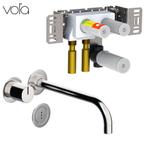 Vola inbouw elektronische inbouwmengkraan met vlakke sensor, Doe-het-zelf en Verbouw, Sanitair, Ophalen of Verzenden, Nieuw, Chroom