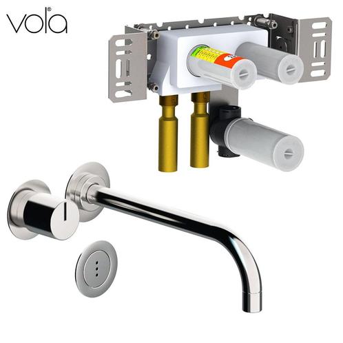Vola inbouw elektronische inbouwmengkraan met vlakke sensor, Doe-het-zelf en Verbouw, Sanitair, Nieuw, Kraan, Chroom, Ophalen of Verzenden
