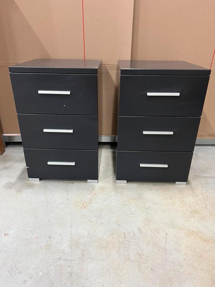 Set nachtkastjes / bureau ladekastjes | 40x40x63 cm, Huis en Inrichting, Kasten | Roldeurkasten en Archiefkasten, Zo goed als nieuw