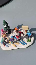 Skischool kerstdorp (Lemax?), Ophalen of Verzenden, Gebruikt