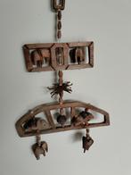 Hangend mobiel houtsnijwerk india, Verzenden, Zo goed als nieuw