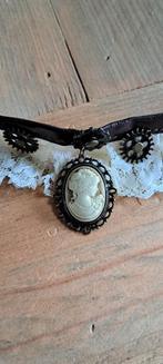 Steampunk ketting en oorbellen, Ophalen of Verzenden, Nieuw, Maat 38/40 (M), Carnaval