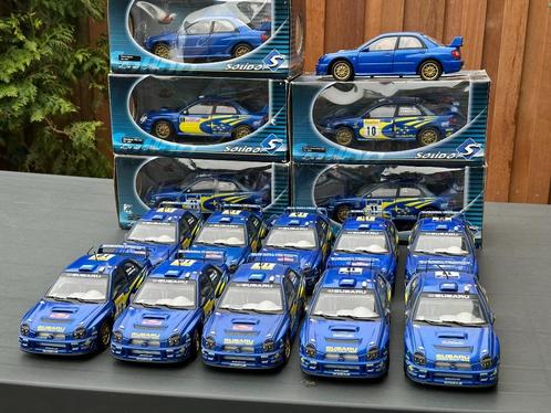 SUBARU IMPREZA WRC No.11 RALLY DE FRANCE 2002 Solido 1:18, Hobby en Vrije tijd, Modelauto's | 1:18, Zo goed als nieuw, Auto, Solido