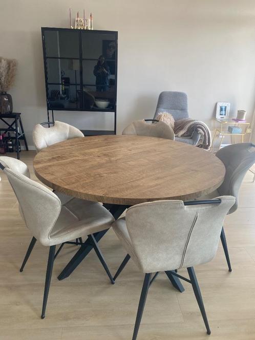 MOET WEG Nieuw Mascaro eettafel 130 cm, Huis en Inrichting, Tafels | Eettafels, Nieuw, 100 tot 150 cm, 100 tot 150 cm, Vijf personen of meer