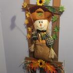 Vogelverschrikker poppetje 70 cm ( Halloween ), Ophalen, Zo goed als nieuw, Overige typen, Halloween of Griezel