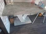 Eettafel, Huis en Inrichting, Tafels | Eettafels, Ophalen, Zo goed als nieuw, Rechthoekig, 50 tot 100 cm